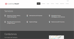 Desktop Screenshot of capitaltrust.cl