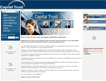 Tablet Screenshot of capitaltrust.com.au